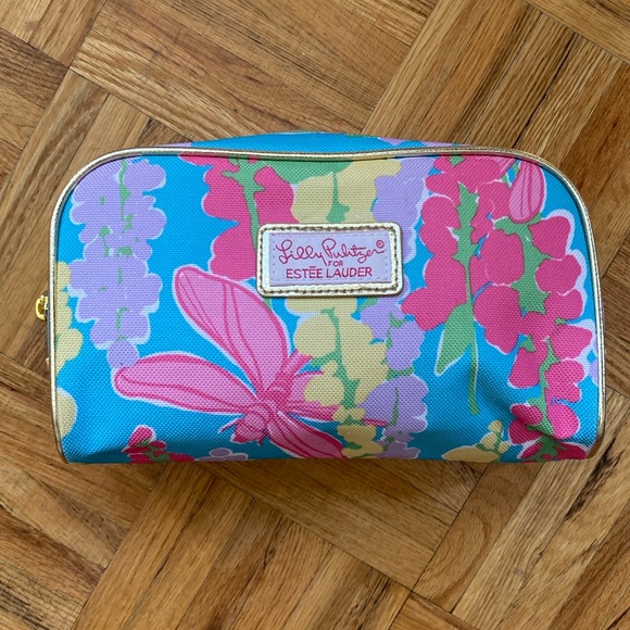 Lilly Pulitzer for Estee Lauder new without tags dragonfly make up case pouch - Picture 1 of 11